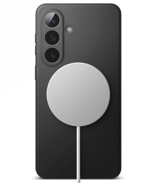 Θήκη Ringke Silicone Magnetic MagSafe για Samsung Galaxy S26 – Black - Image 4