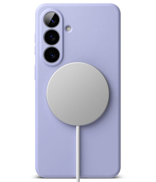 Θήκη Ringke Silicone Magnetic MagSafe για Samsung Galaxy S26 – Lavender - Image 4