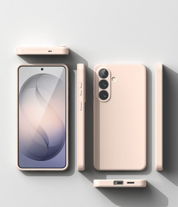 Θήκη Ringke Silicone Magnetic MagSafe για Samsung Galaxy S26 – Pink Sand - Image 5