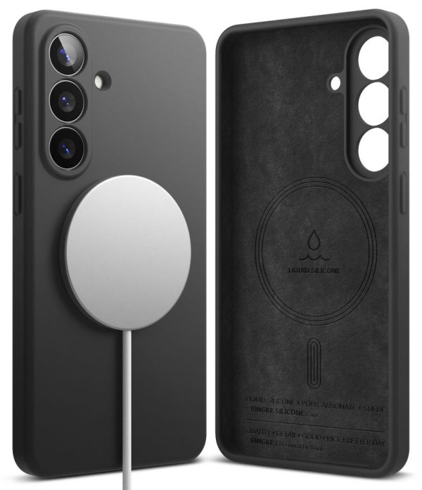 Θήκη Ringke Silicone Magnetic MagSafe για Samsung Galaxy S26+ Plus – Black - Image 2