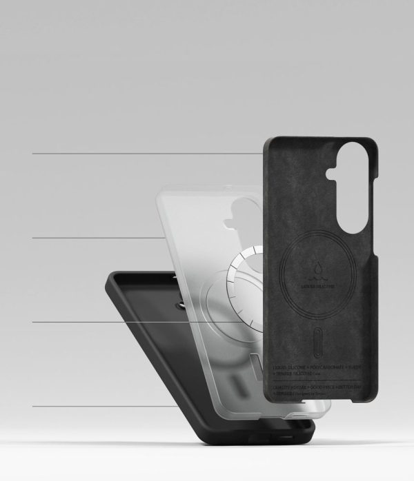 Θήκη Ringke Silicone Magnetic MagSafe για Samsung Galaxy S26+ Plus – Black - Image 6