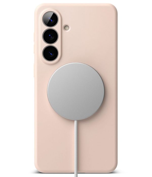 Θήκη Ringke Silicone Magnetic MagSafe για Samsung Galaxy S26+ Plus – Pink Sand - Image 4