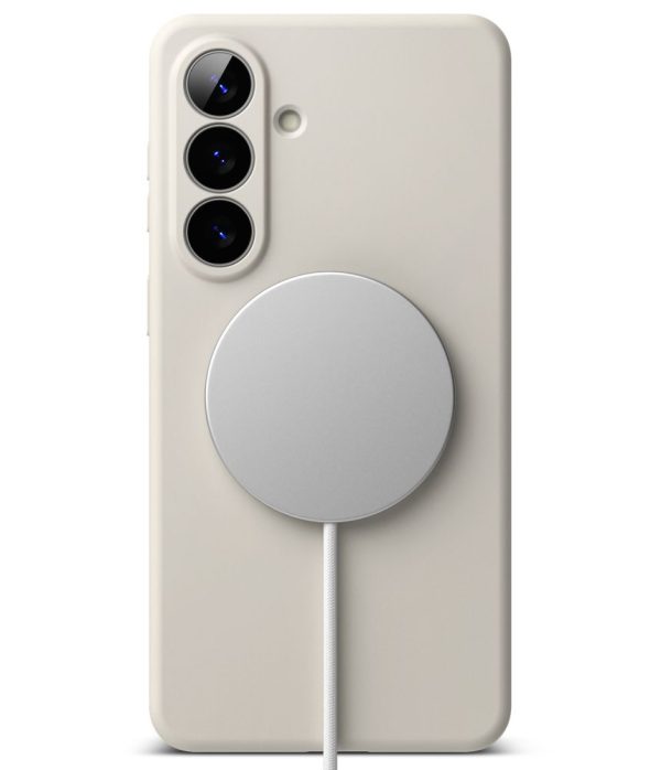 Θήκη Ringke Silicone Magnetic MagSafe για Samsung Galaxy S26+ Plus – Stone - Image 4