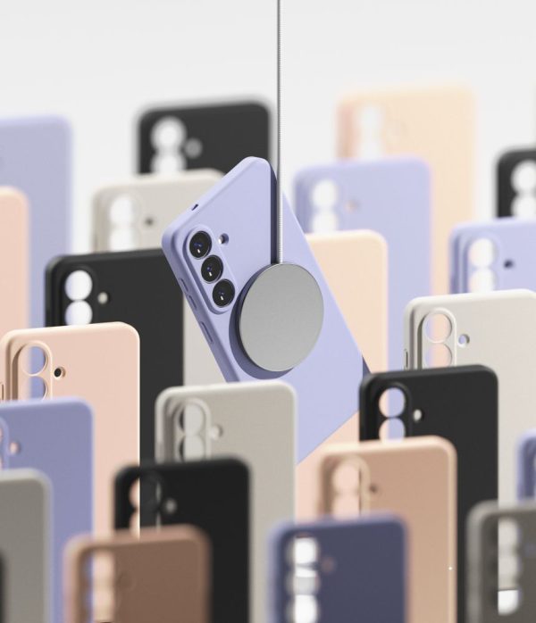 Θήκη Ringke Silicone Magnetic MagSafe για Samsung Galaxy S26 – Stone - Image 7