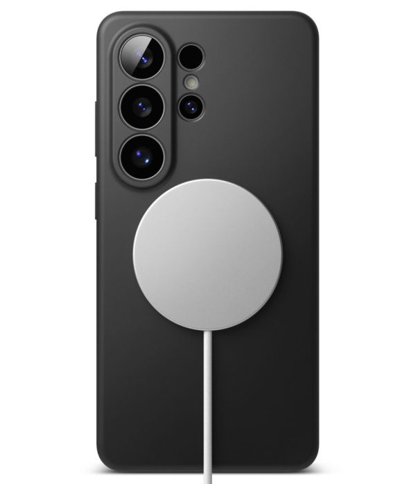 Θήκη Ringke Silicone Magnetic MagSafe για Samsung Galaxy S26 Ultra – Black - Image 4