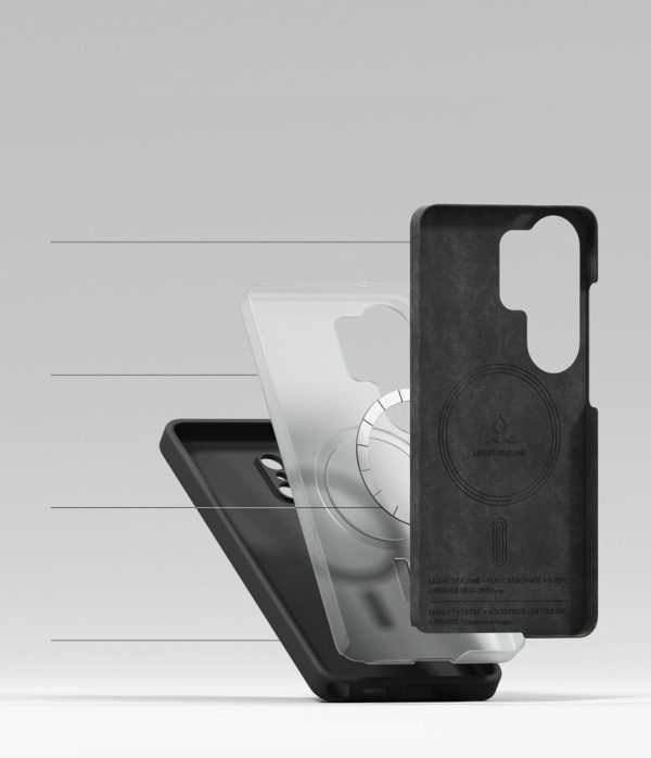 Θήκη Ringke Silicone Magnetic MagSafe για Samsung Galaxy S26 Ultra – Black - Image 6