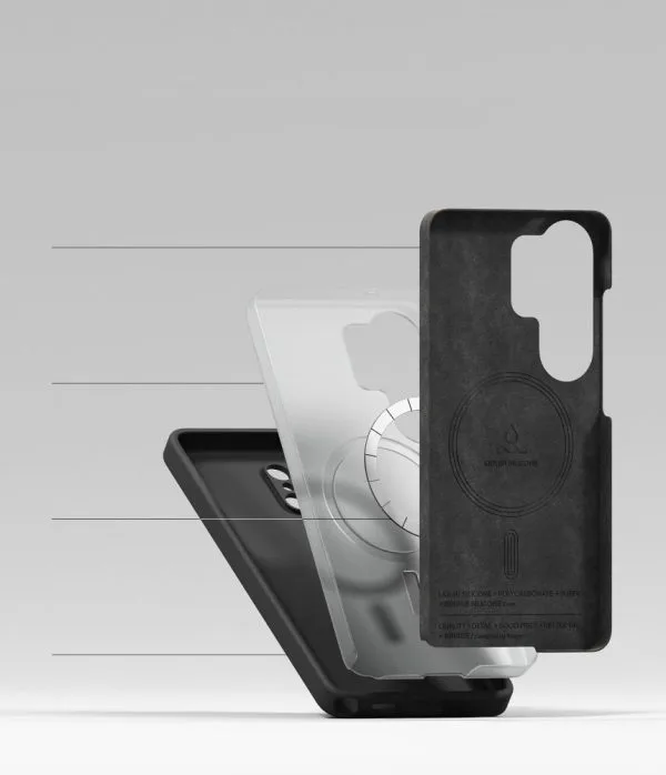 Θήκη Samsung Galaxy S26 Ultra MagSafe Ringke Silicone Magnetic Μαύρη - Image 6