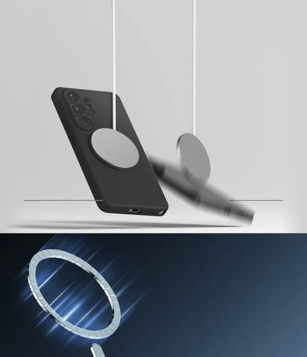 Θήκη Samsung Galaxy S26 Ultra MagSafe Ringke Silicone Magnetic Μαύρη - Image 7