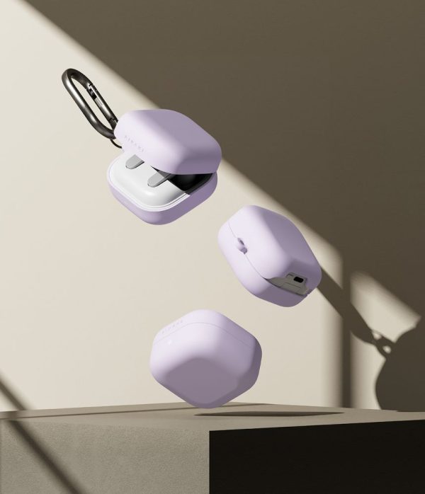 Θήκη Ringke Silicone Case για Samsung Galaxy Buds 4 / Buds 4 Pro – Light Purple - Image 4