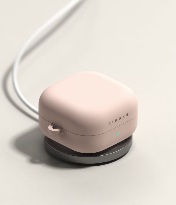 Θήκη Ringke Silicone Case για Samsung Galaxy Buds 4 / Buds 4 Pro – Pink Sand - Image 2