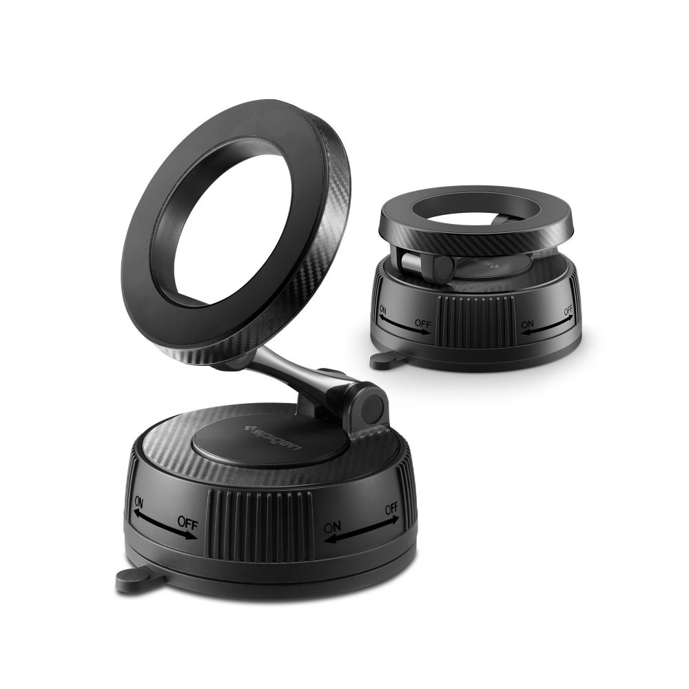 Μαγνητική βάση αυτοκινήτου Spigen MFT36 MagSafe με σύστημα Vacuum Lock και ρυθμιζόμενο βραχίονα