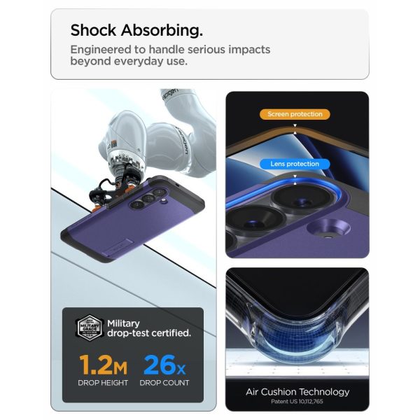 Θήκη Spigen Tough Armor Mag MagSafe για Samsung Galaxy S26 – Ash Violet (ACS11221) - Image 11
