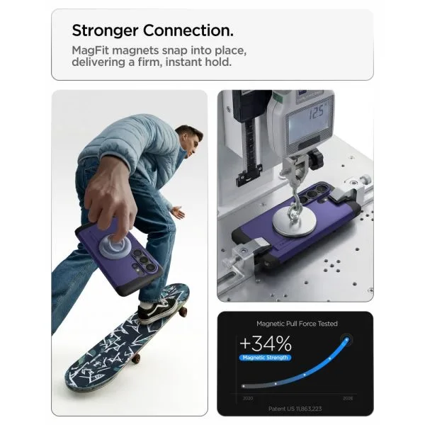 Θήκη Spigen Tough Armor Mag MagSafe για Samsung Galaxy S26 Ultra – Ash Violet (ACS11209) - Image 9