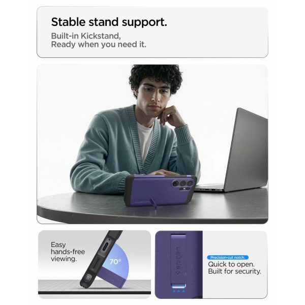 Θήκη Spigen Tough Armor Mag MagSafe για Samsung Galaxy S26 Ultra – Ash Violet (ACS11209) - Image 10