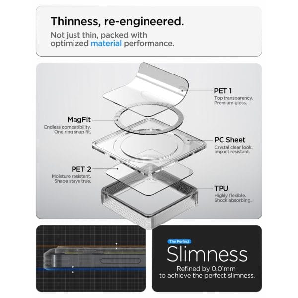 Θήκη Spigen Ultra Hybrid Mag MagSafe για Samsung Galaxy S26+ Plus – Zero One Black (ACS10711) - Image 9