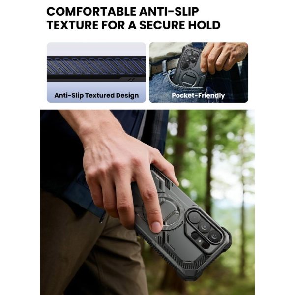 Θωρακισμένη Θήκη Supcase IBLSN Armorbox MagSafe με Προστασία Οθόνης & Clip – Samsung Galaxy S26 Ultra – Black - Image 8