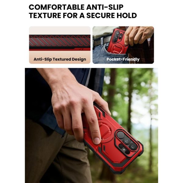 Θήκη Supcase IBLSN ArmorBox Mag MagSafe – Samsung Galaxy S26 Ultra – Ruddy / Red - Image 8