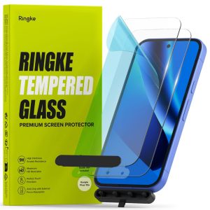 Σετ δύο προστατευτικών γυαλιών Ringke Tempered Glass 9H για Google Pixel 10a με εργαλεία τοποθέτησης