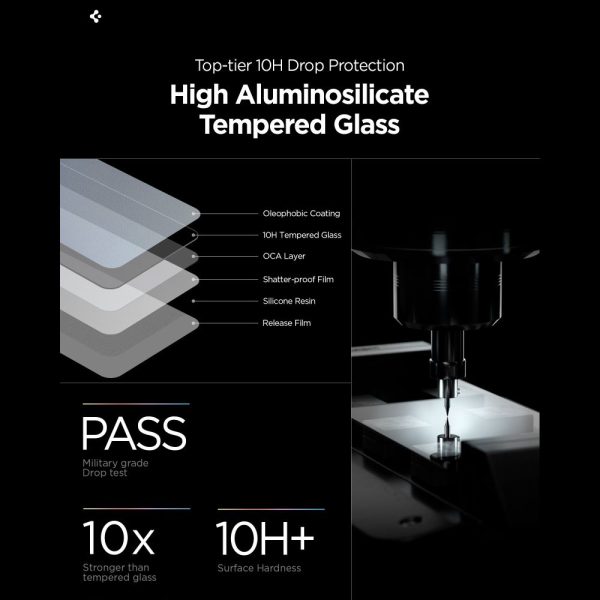 Spigen Glas.tR EZ Fit Pro HD Samsung Galaxy S26 Ultra Clear (AGL11074) - Image 8