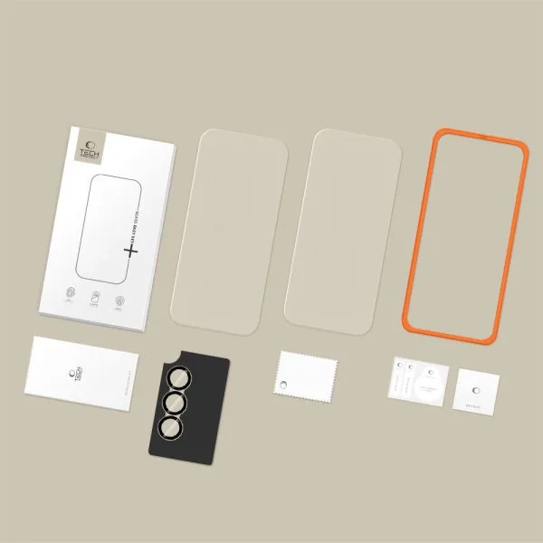 Τζάμι Προστασίας Samsung Galaxy A57 5G Tech-Protect Easy Set+ 3-Pack Clear - Image 8