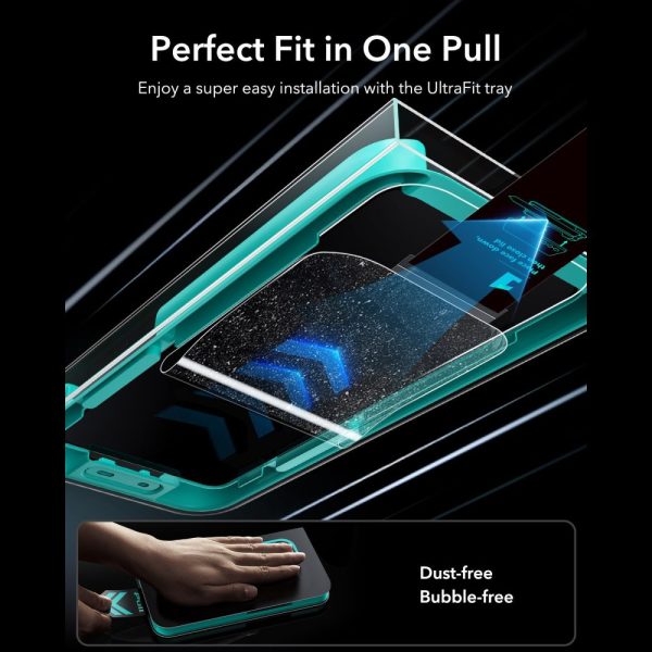 Αντιθαμβωτικό Glass ESR UltraFit Armorite Privacy Tempered Glass – Samsung Galaxy S26 Ultra – Black - Image 5