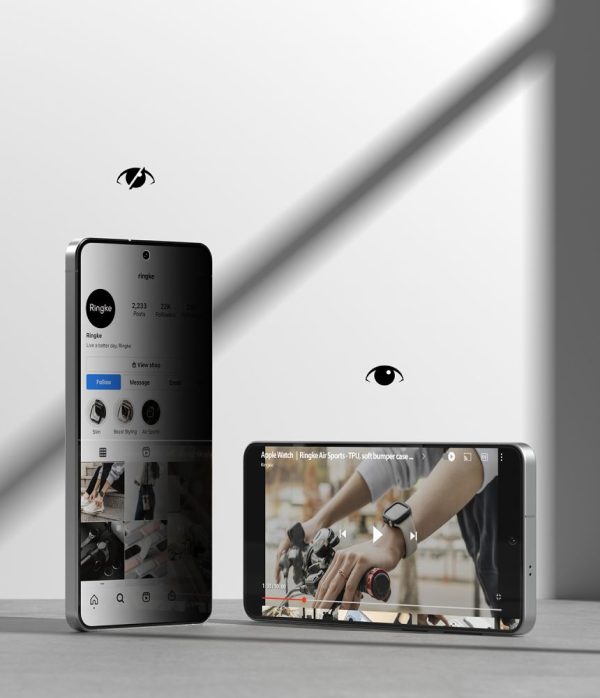 Αντιχαρακτικό Γυαλί Ringke Easy Slide Privacy 2-Pack για Samsung Galaxy S26 - Image 6