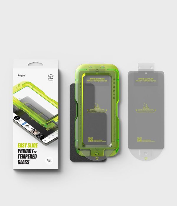 Αντιχαρακτικό Γυαλί Ringke Easy Slide Privacy 2-Pack για Samsung Galaxy S26 - Image 7