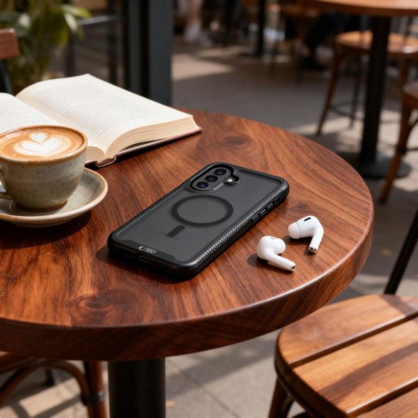 Θήκη Tech-Protect Defense MagSafe 360 – Samsung Galaxy A57 5G – Matte Black - Image 4