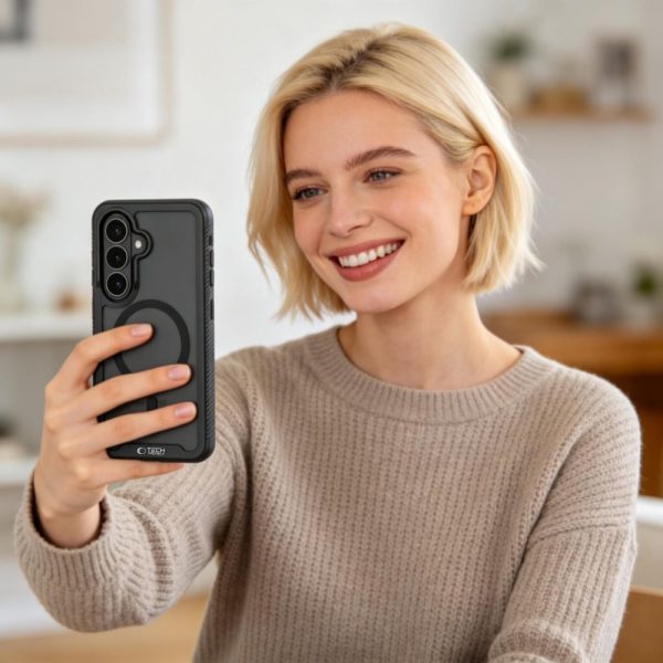 Θήκη Tech-Protect Defense MagSafe 360 – Samsung Galaxy A57 5G – Matte Black - Image 5