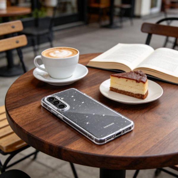 Θήκη Tech-Protect FlexAir Glitter για Samsung Galaxy A36 / A37 5G – Clear - Image 3