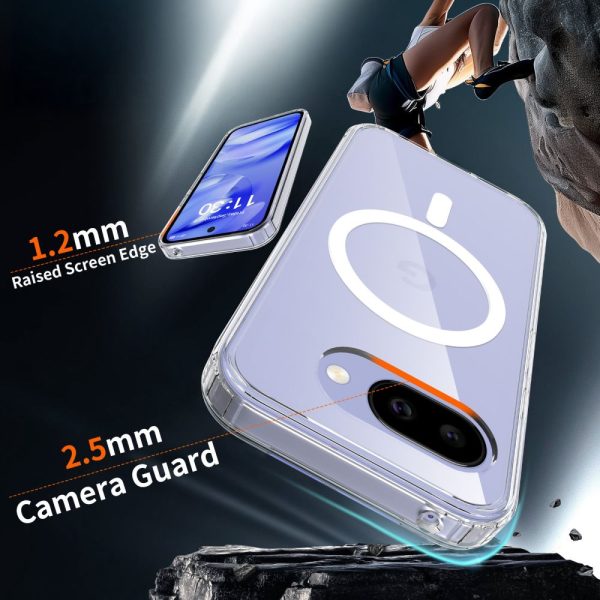 Θήκη Tech-Protect FlexAir Hybrid MagSafe – Google Pixel 10A – Clear - Image 3