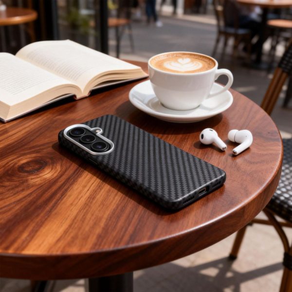 Θήκη Tech-Protect Ion Carbon MagSafe για Samsung Galaxy S26 – Black Silver - Image 3