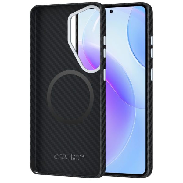 Θήκη Tech-Protect Ion Carbon MagSafe για Samsung Galaxy S26 Ultra – Black Silver - Image 2