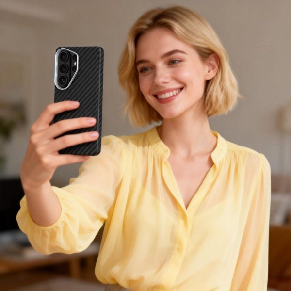 Θήκη Tech-Protect Ion Carbon MagSafe για Samsung Galaxy S26 Ultra – Black Silver - Image 3