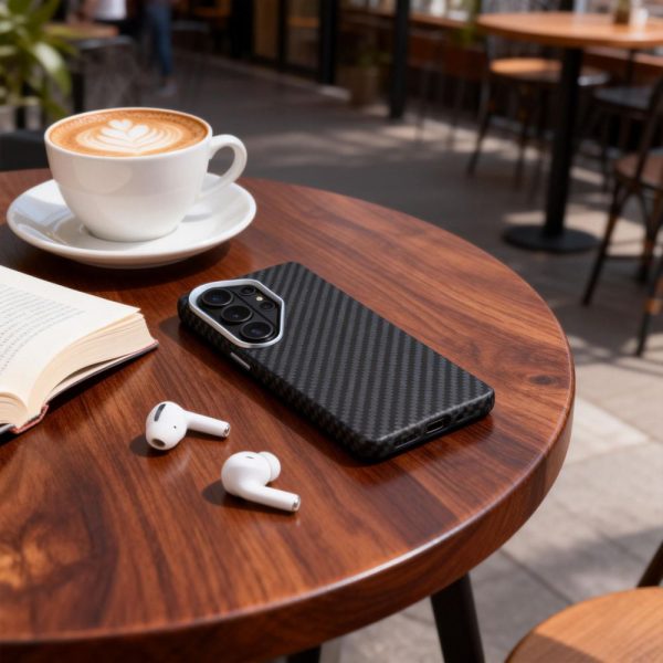 Θήκη Tech-Protect Ion Carbon MagSafe για Samsung Galaxy S26 Ultra – Black Silver - Image 4