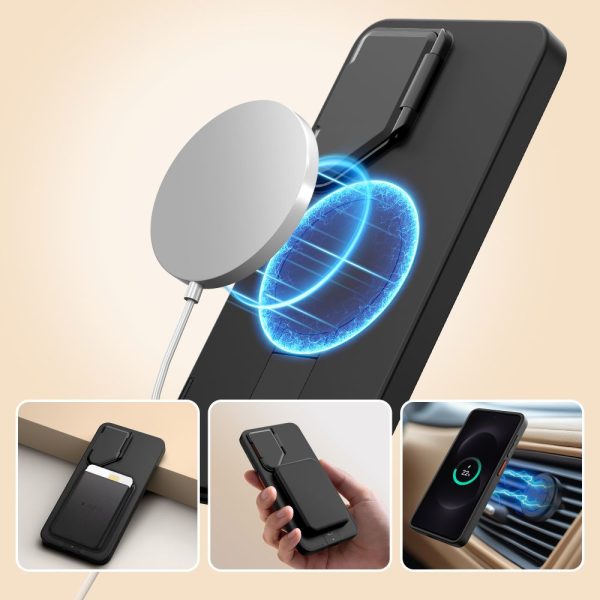 Θήκη Tech-Protect Kevlar Aura MagSafe για Samsung Galaxy S26 – Black / Orange - Image 3