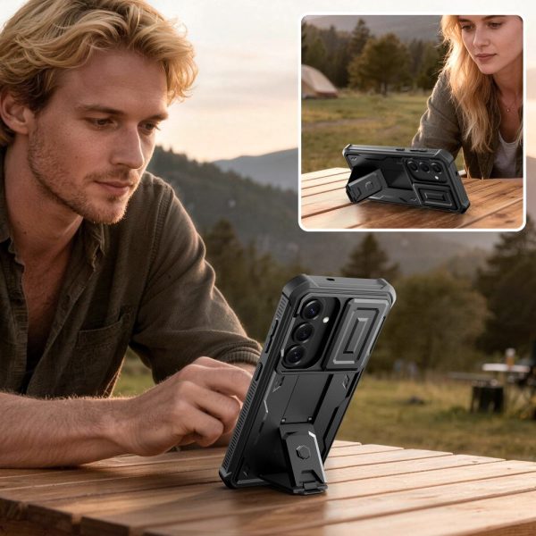 Θήκη Tech-Protect Kevlar Cam+ 360° – Samsung Galaxy S26 – Black - Image 3