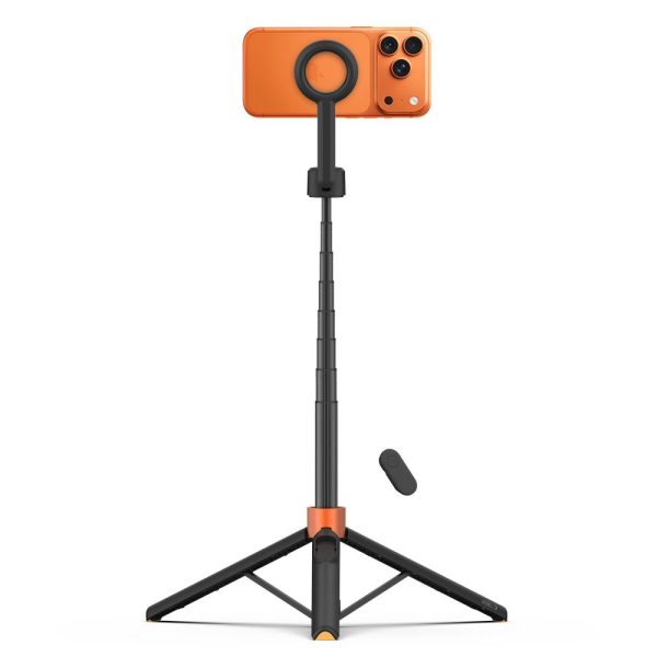 Selfie Stick Τρίποδο Tech-Protect L10S MagSafe Bluetooth – Black/Orange - Image 3