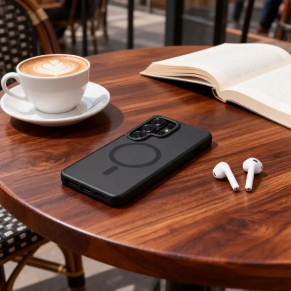 Θήκη Samsung Galaxy S26 Ultra Tech-Protect MagCam MagSafe Matte Black - Image 7