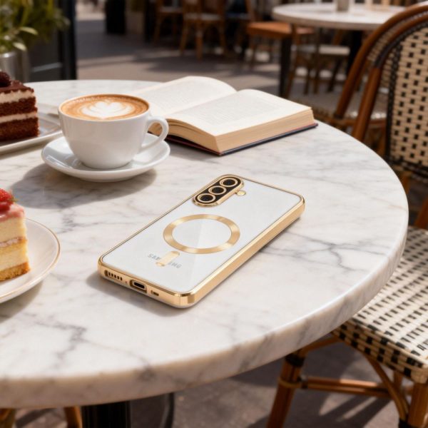 Θήκη Tech-Protect MagFlex MagSafe για Samsung Galaxy A37 5G – Shiny Gold - Image 4