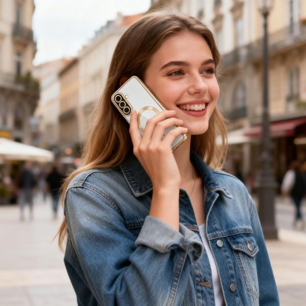 Θήκη Tech-Protect MagFlex MagSafe για Samsung Galaxy A57 5G – Shiny Gold - Image 5