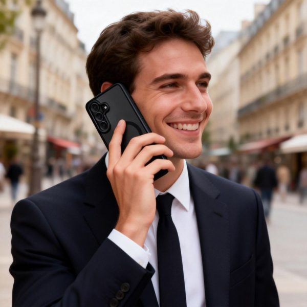 Θήκη Tech-Protect Magmat MagSafe για Samsung Galaxy S26 – Black Clear - Image 8