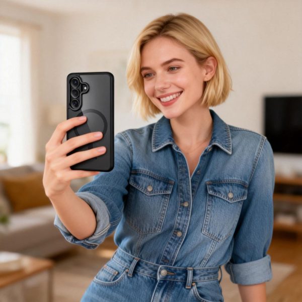 Θήκη Tech-Protect Magmat MagSafe για Samsung Galaxy S26 – Black Clear - Image 9