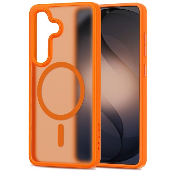 Θήκη Tech-Protect Magmat MagSafe για Samsung Galaxy S26 – Matte Orange - Image 2