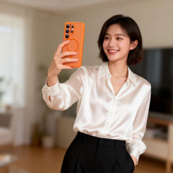 Θήκη Tech-Protect Magmat MagSafe για Samsung Galaxy S26 – Matte Orange - Image 9