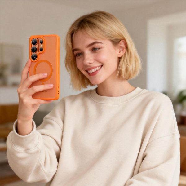 Θήκη Tech-Protect Magmat MagSafe για Samsung Galaxy S26 Ultra – Matte Orange - Image 7