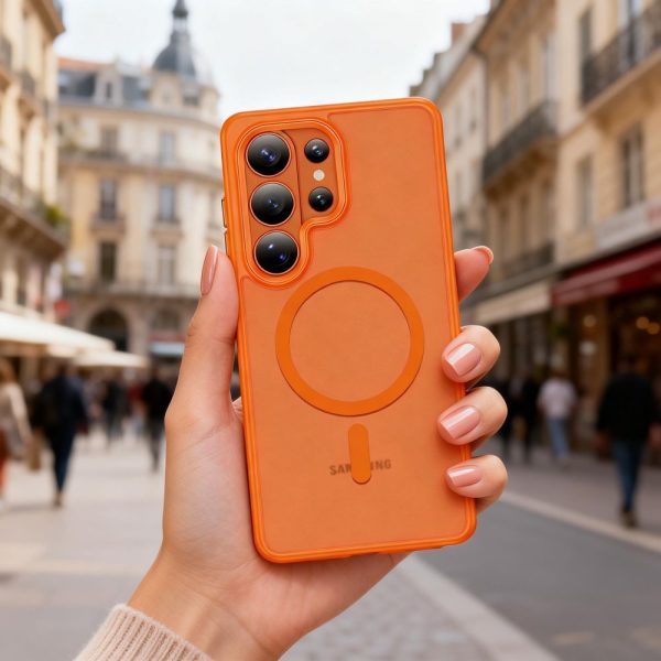 Θήκη Tech-Protect Magmat MagSafe για Samsung Galaxy S26 Ultra – Matte Orange - Image 8