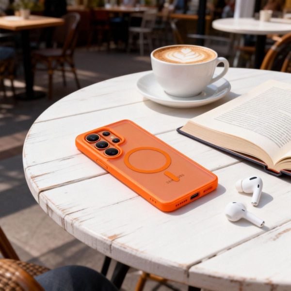 Θήκη Tech-Protect Magmat MagSafe για Samsung Galaxy S26 Ultra – Matte Orange - Image 9