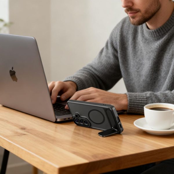 Θήκη Tech-Protect MagRack MagSafe για Samsung Galaxy S26+ Plus – Matte Black - Image 8