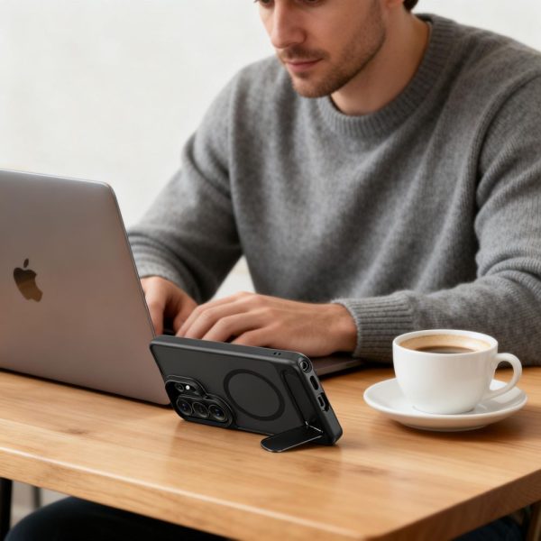 Θήκη Tech-Protect MagRack MagSafe για Samsung Galaxy S26 Ultra – Matte Black - Image 5